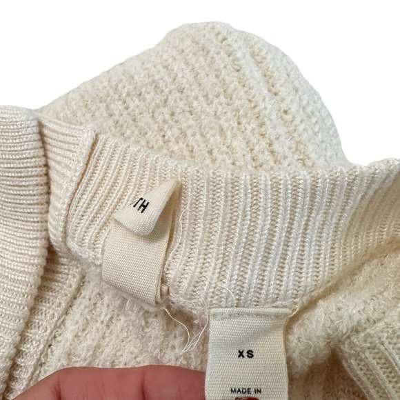 Moth by Anthropologie Cream Button Up Back Knit Sleeveless Top Size XS - Picture 16 of 17